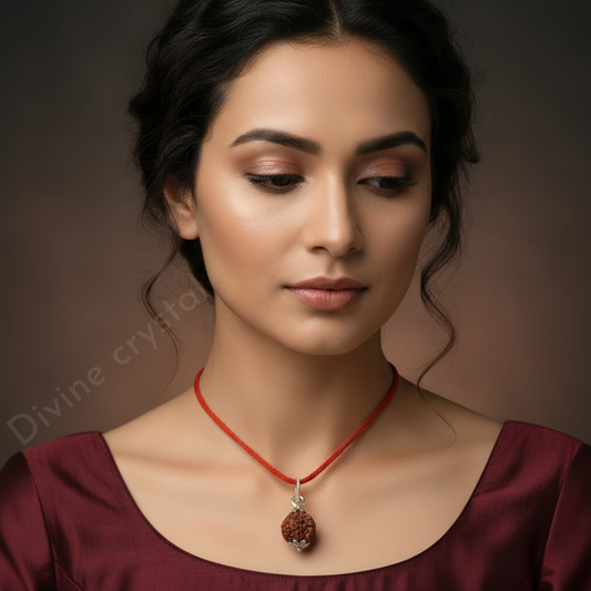 7 mukhi rudraksha pendant