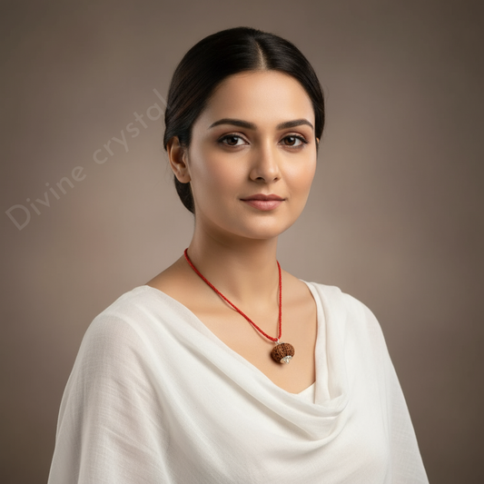 10 mukhi rudraksha pendant