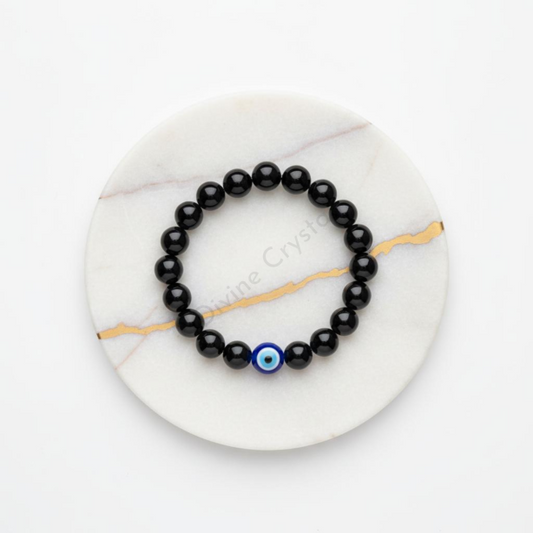 Black Obsidian Evile Eye Bracelet