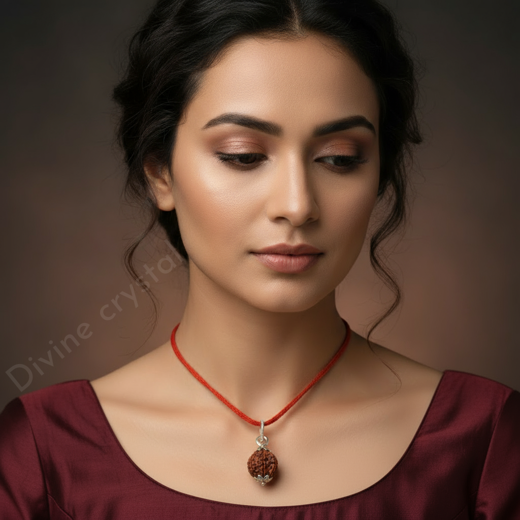 7  mukhi rudraksha pendant