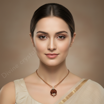 5 Mukhi Rudraksh Pendnat