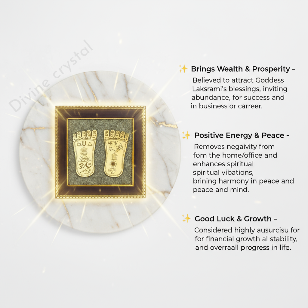 Mahalakshmi Charan Pyrite Frame