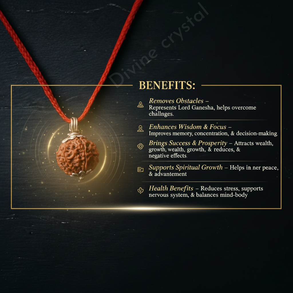 8 Mukhi Nepali Rudraksh Pendnat