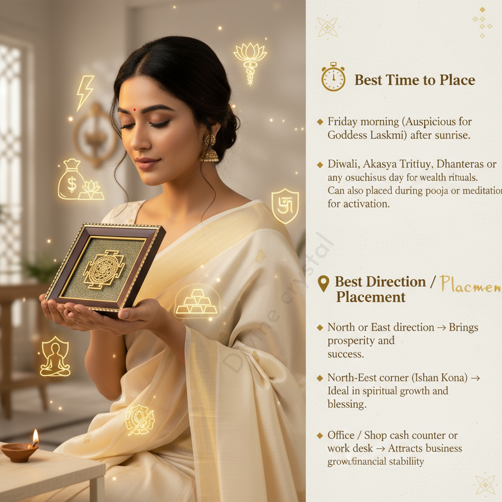 Pyrite Shree Yantra Frame