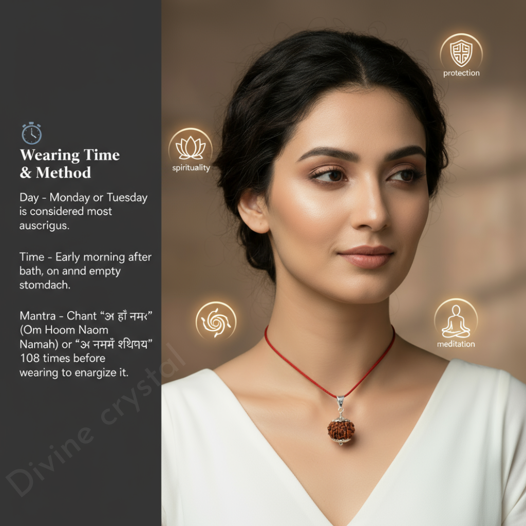 6 Mukhi Rudraksh Pendnat