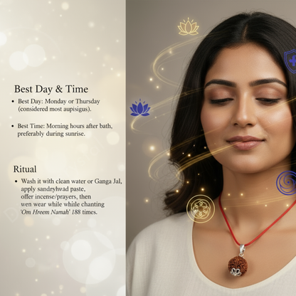 4 Mukhi Nepali Rudraksh Pendnat