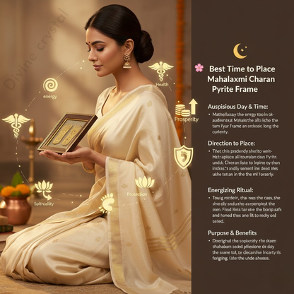 Mahalakshmi Charan Pyrite Frame