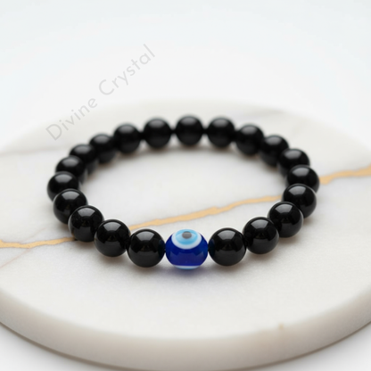 Black Obsidian Evile Eye Bracelet