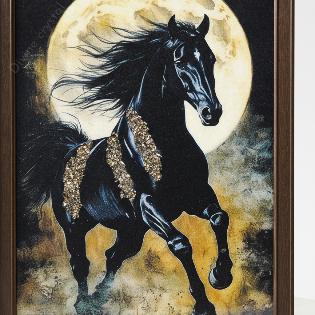 Pyrite Horse Frame