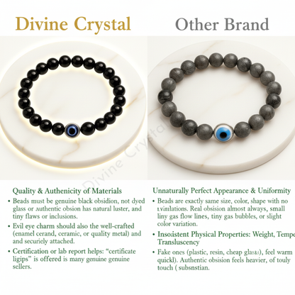 Black Obsidian Evile Eye Bracelet
