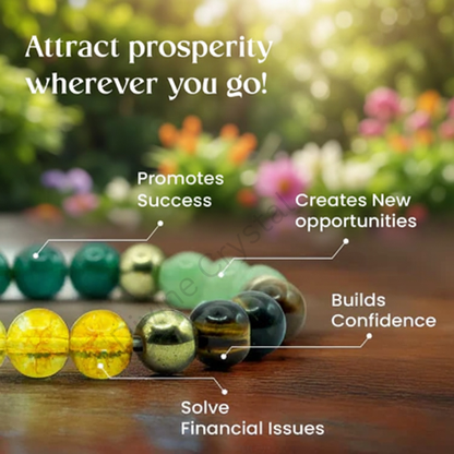 Vyapar Samriddhi Combo - Dhan Yog Bracelet with Citrine Pyramid