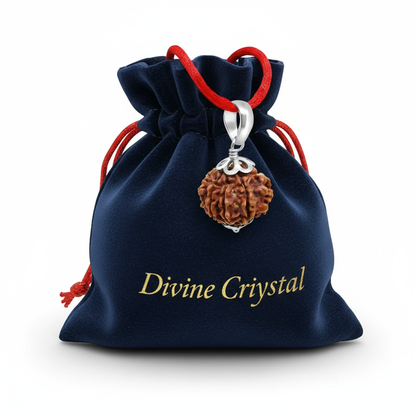 9 mukhi rudraksha pendant