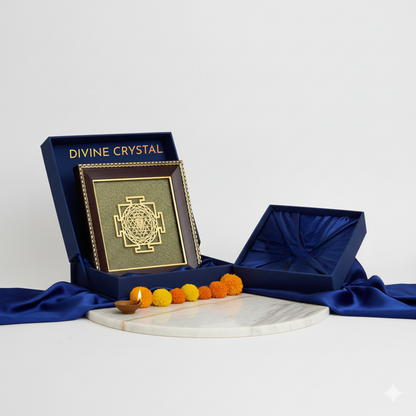 Pyrite Shree Yantra Frame