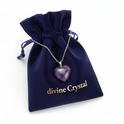 Amethyst Heart Pendant