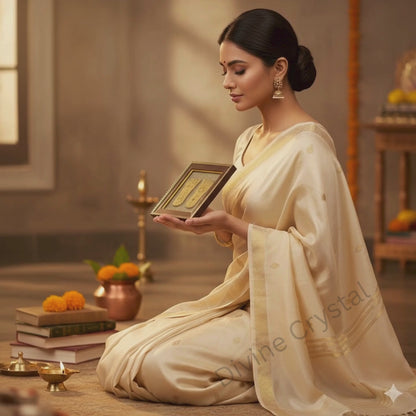 Mahalakshmi Charan Pyrite Frame